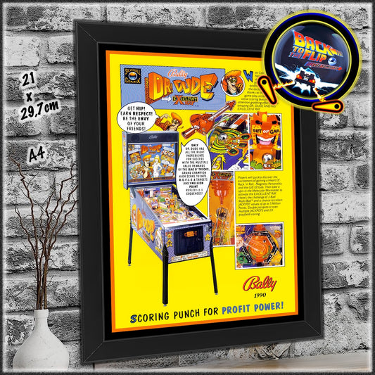 Flyer Pinball Art Formato Digital Williams Bally Datos Este Capcom Gottlieb Sega Stern...