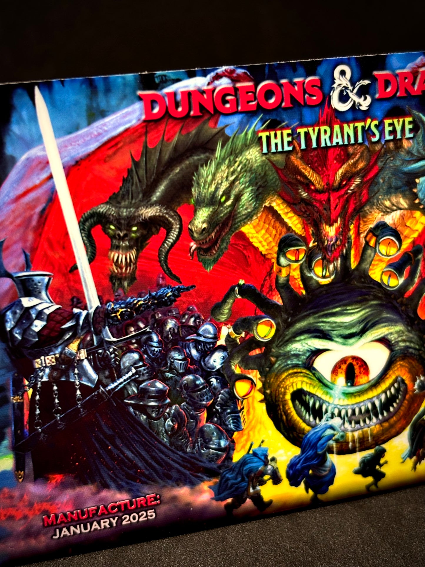 Tarjeta de pinball Stern Dungeons and Dragons 2025 Insider - Tarjeta de pinball personalizada con delantal