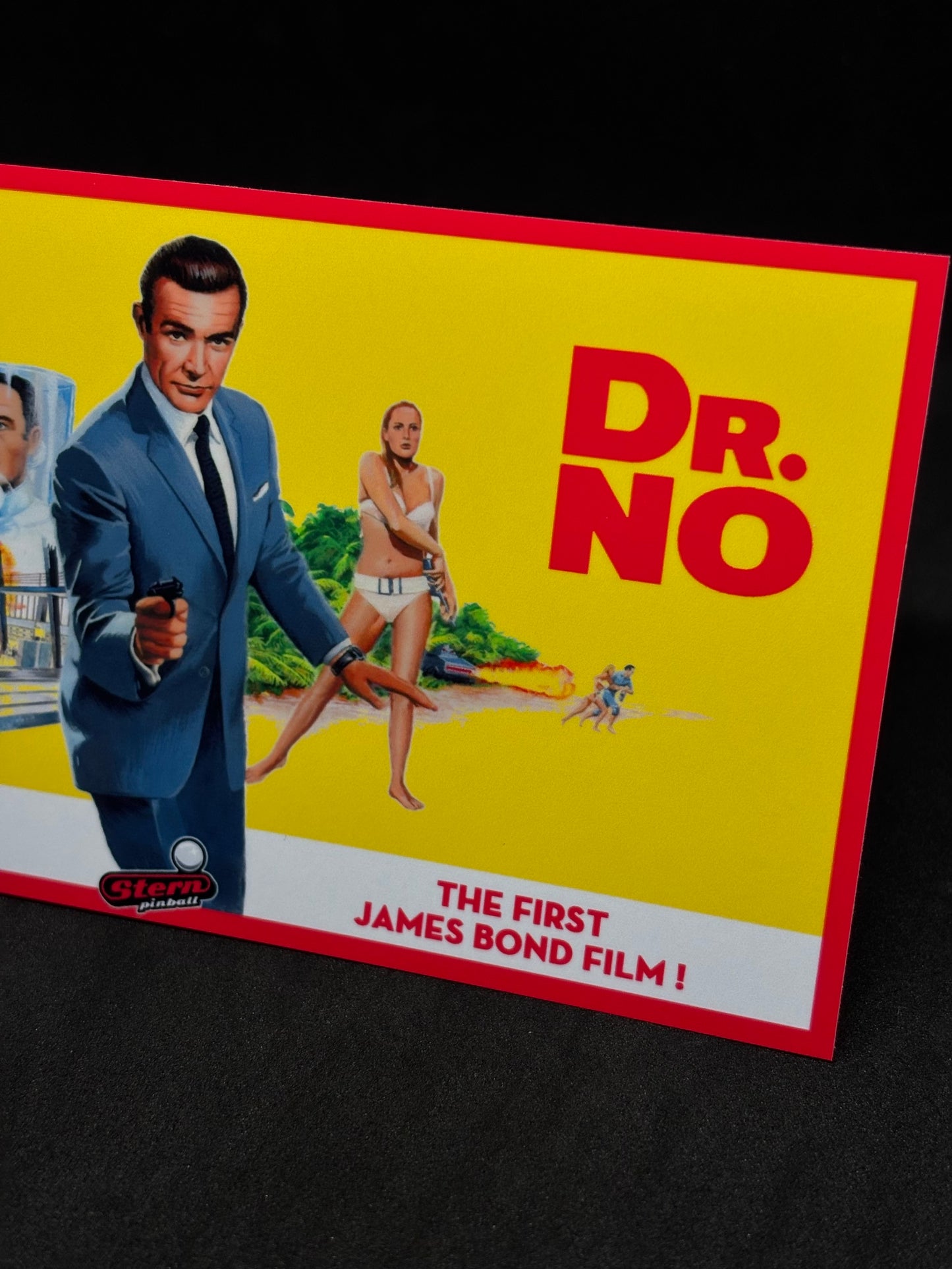 Tarjeta de pinball Stern 007 James Bond Dr. No. 2022 Insider V2 - Tarjeta de pinball personalizada con impresión de delantal