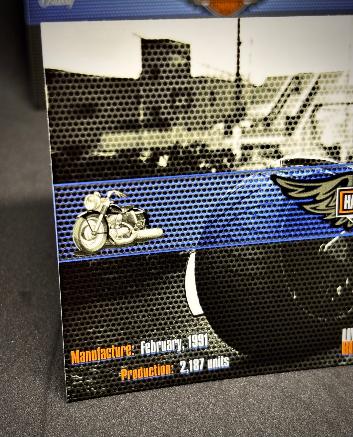 Bally Harley Davidson 1991 Jeu Cartes Instructions Flipper Custom Apron règles imprimées