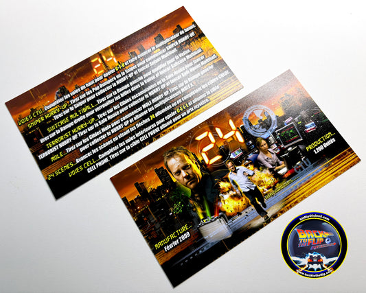 Cartes d'instructions custom apron flipper Stern 24 2009 V2 (set de 2)