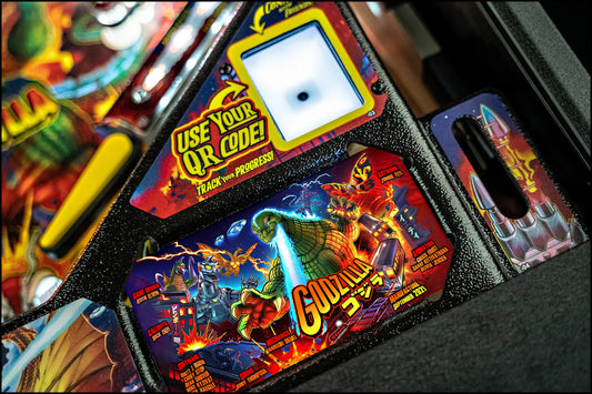 Stern Godzilla 2021 Carte Insider Flipper Custom Apron imprimée V1