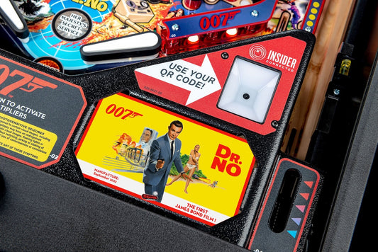 Tarjeta de pinball Stern 007 James Bond Dr. No. 2022 Insider V2 - Tarjeta de pinball personalizada con impresión de delantal