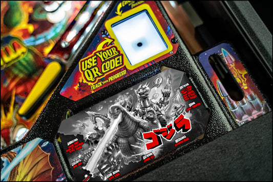 Stern Godzilla 2021 Carte Insider Flipper Custom Apron imprimée V3