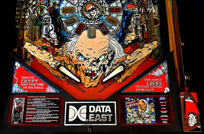 Instrucciones de las tarjetas del juego Data East Tales From The Crypt 1993, delantal personalizado de pinball, reglas impresas V4