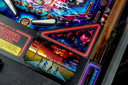 Instrucciones de las tarjetas del juego Stern Stranger Things 2019, delantal personalizado de pinball, reglas impresas V1
