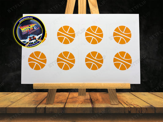 Bally Harlem Globetrotters On Tour 1979 Set Decals Spinner Ballon Basket (8pcs)