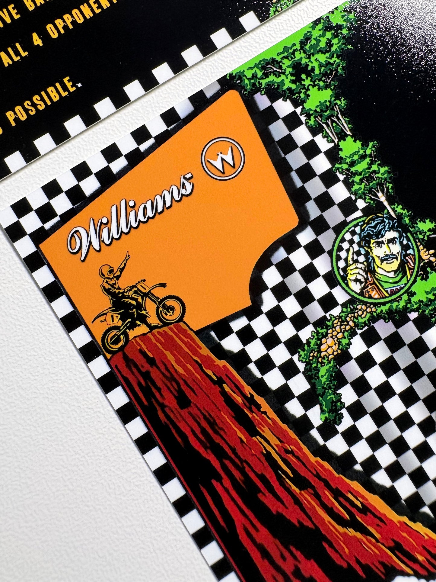 Williams Banzai Run 1988 Game Cards Rules Instructions Pinball Custom Apron