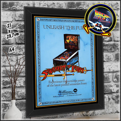 Flyer Pinball Art Digital Format Williams Bally Data East Capcom Gottlieb Sega Stern ...