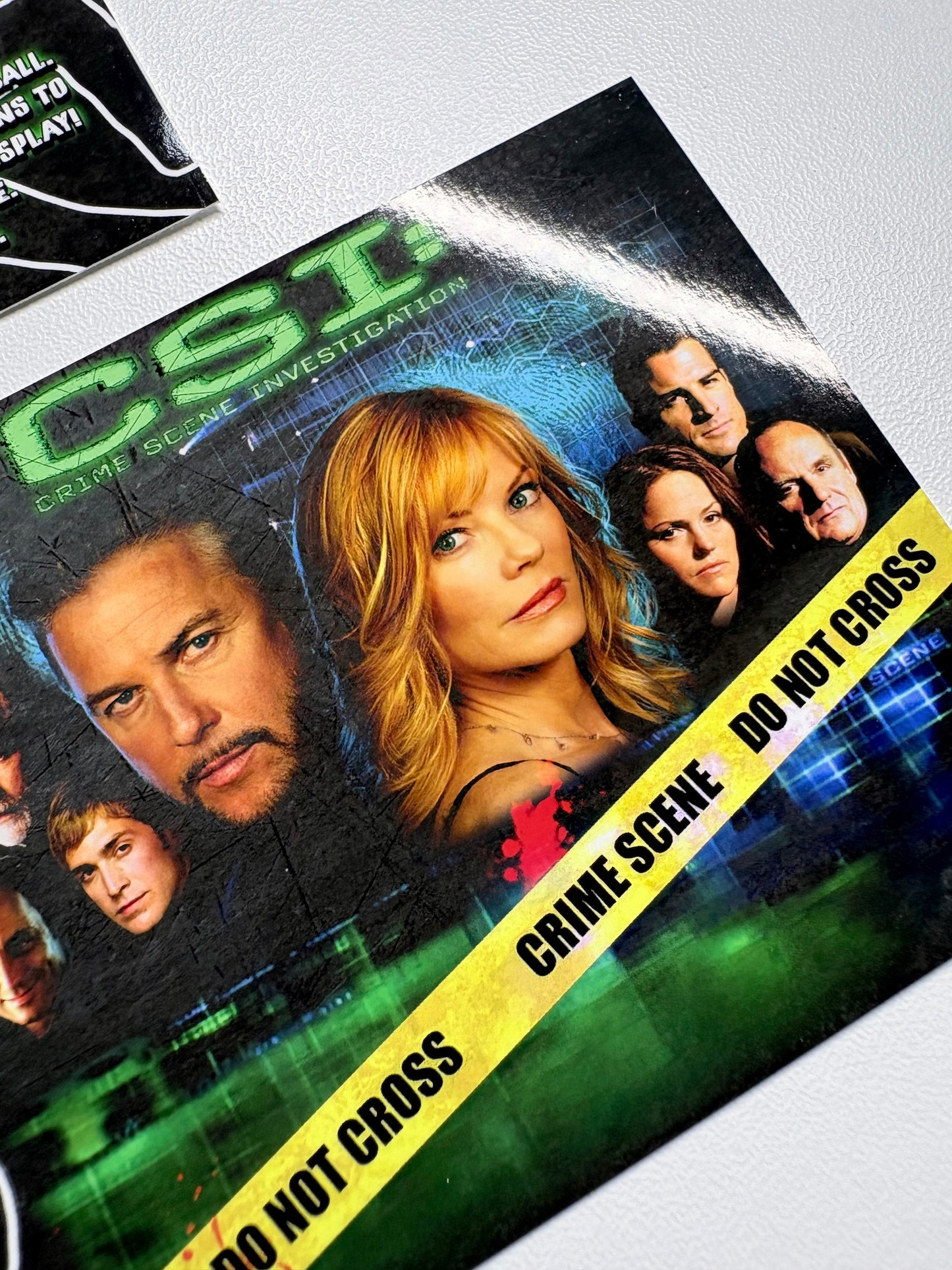 Cartas de instrucciones custom para flipper de delantal Stern CSI Crime Scene Investigation 2008 (juego de 2)
