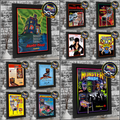 Flyer Pinball Art Digital Format Williams Bally Data East Capcom Gottlieb Sega Stern ...