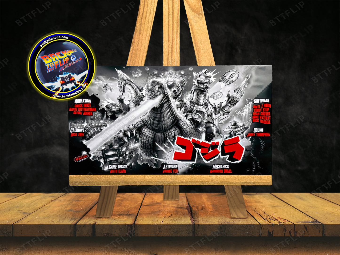 Delantal personalizado con estampado de cartas de Godzilla 2021 Insider V3