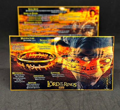Stern The Lord Of The Rings 2003 Game Cards Instructions Pinball Custom Apron Printed Rules