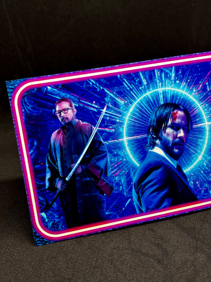 Delantal personalizado con estampado de cartas de John Wick 2024 Insider de Stern