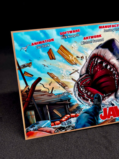 Delantal con estampado personalizado Stern JAWS 2024 Insider Card Flipper