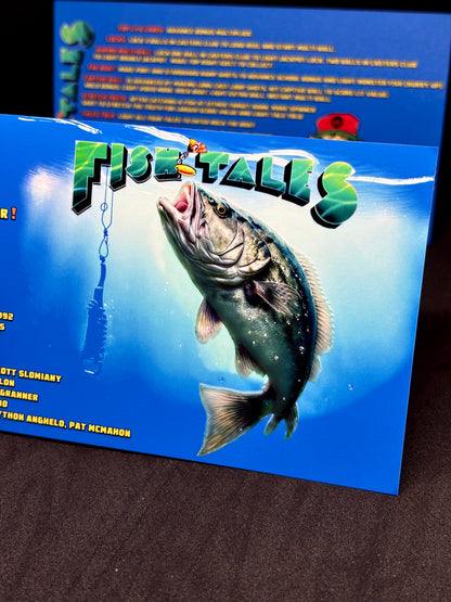 Instrucciones de las tarjetas del juego Williams Fish Tales 1992, delantal personalizado de pinball, reglas impresas V3