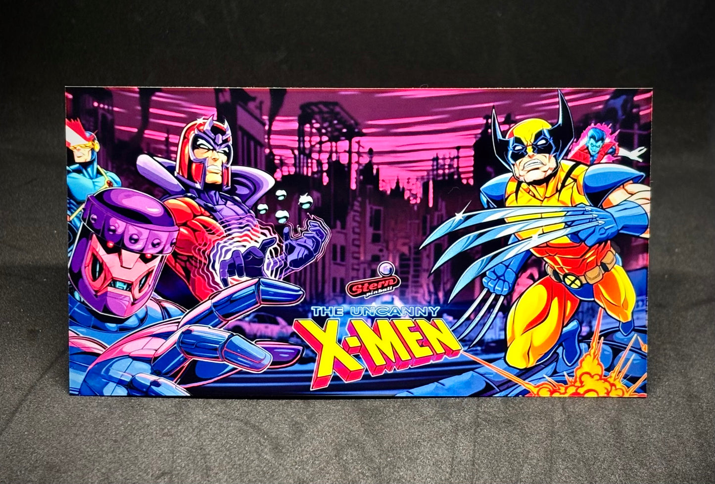 Tarjeta de pinball Stern X-Men The Uncanny 2024 Insider - Tarjeta de pinball personalizada con delantal