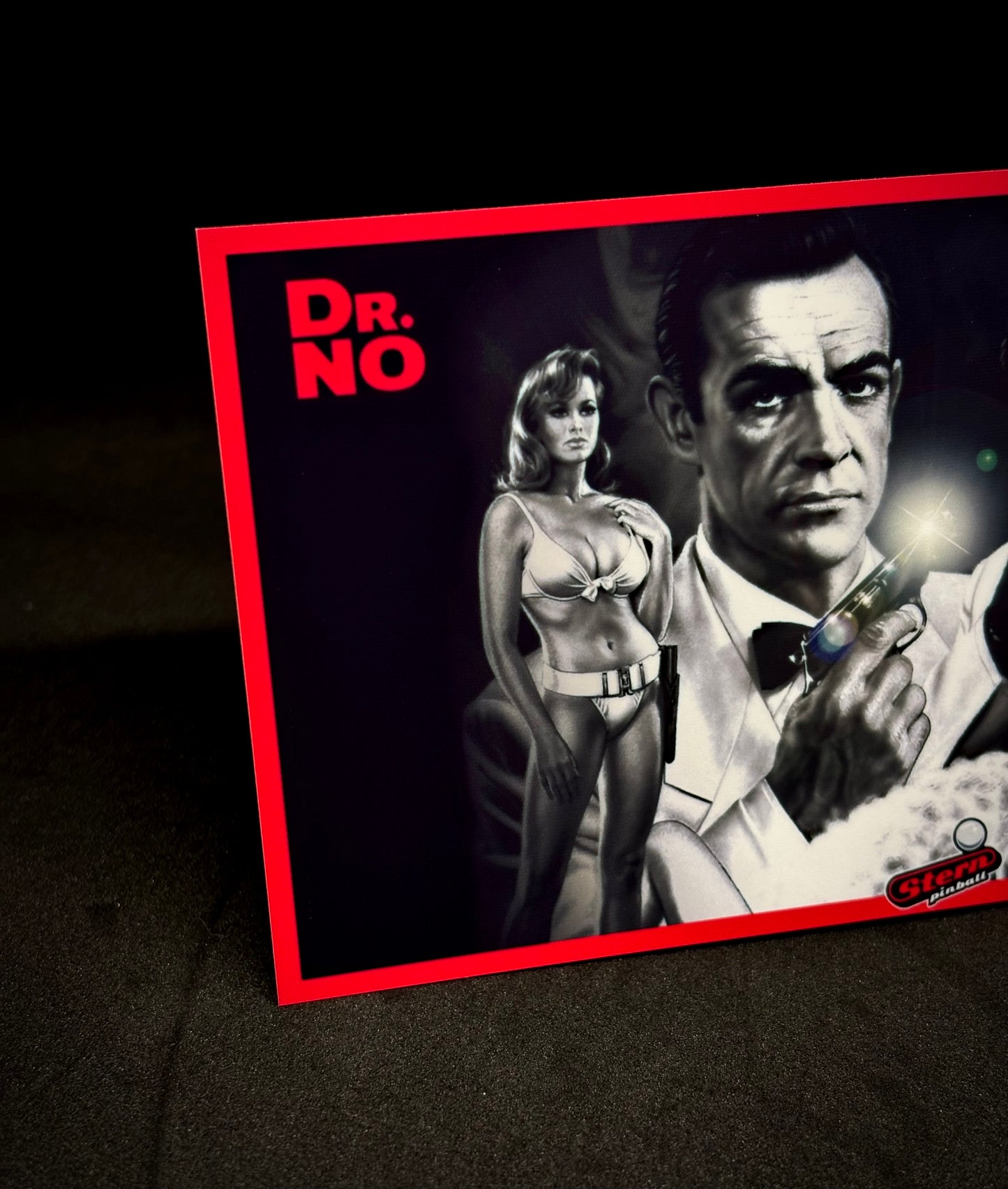 Tarjeta de pinball Stern 007 James Bond Dr. No. 2022 Insider - Tarjeta de pinball personalizada con impresión de delantal