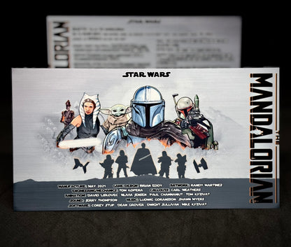 Instrucciones de las tarjetas del juego Stern Star Wars The Mandalorian 2021, delantal personalizado de pinball, reglas impresas V2