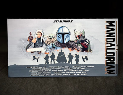 Stern Star Wars The Mandalorian 2021 Solo Card Flipper Custom Printed Apron V2