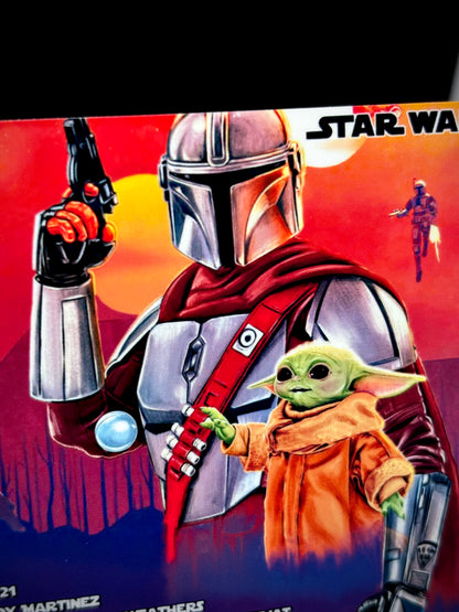 Stern Star Wars The Mandalorian 2021 Solo Card Flipper Custom Printed Apron V1