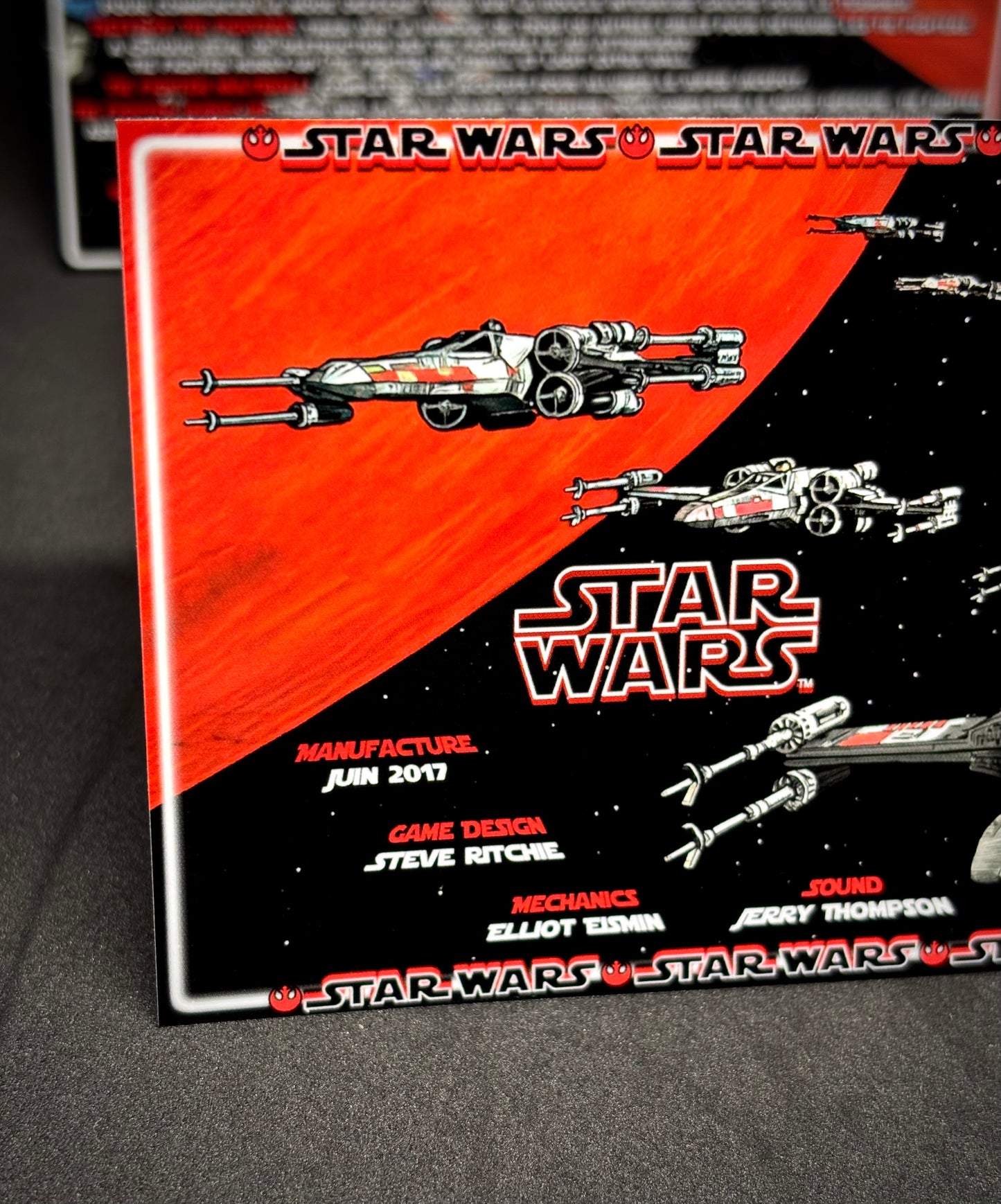 Stern Star Wars 2017 Jeu Cartes Instructions Flipper Custom Apron règles imprimées V1