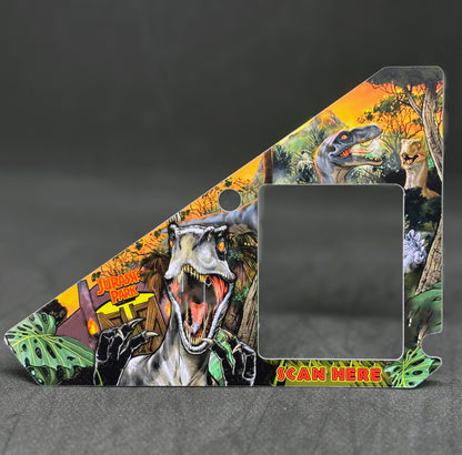 Delantal personalizado con pegatina de pinball de Stern Jurassic Park 2019 Insider