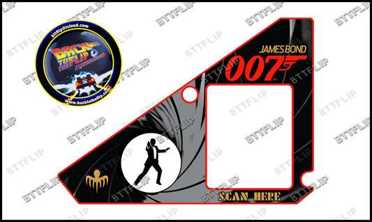 Delantal personalizado con pegatina de pinball Stern James Bond Pro 2022 Insider