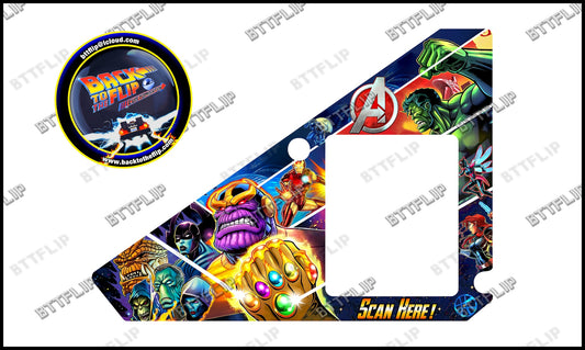 Stern Avengers Infinity Quest 2017 Insider Sticker Flipper Custom Apron