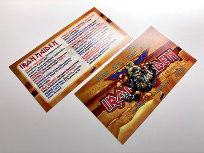 Cartes d'instructions custom apron flipper Stern Iron Maiden 2018 Premium (set de 2)