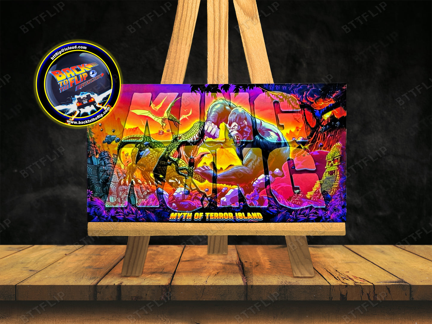 Delantal personalizado impreso V1 de Stern King Kong 2025 Insider Card Flipper