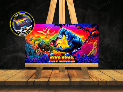 Stern King Kong 2025 Insider Flipper Custom Apron Printed Card V2