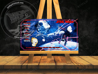Custom apron instruction cards flipper Data East Star Wars 1992 V3