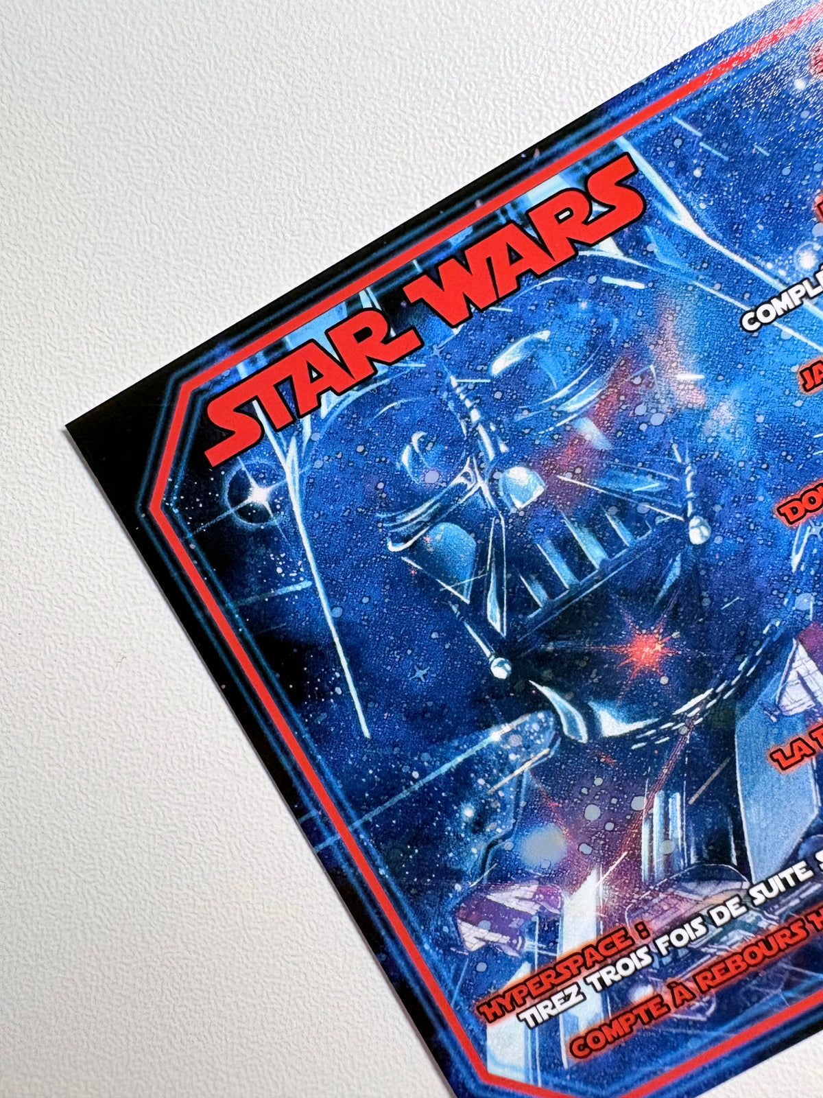 Custom apron instruction cards flipper Data East Star Wars 1992 V3