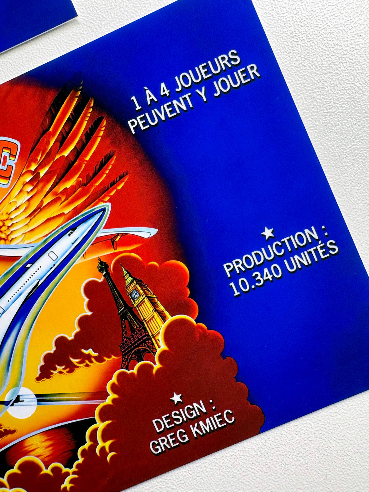 Cartes d'instructions custom apron flipper Bally Supersonic 1979 V2 (set de 2)