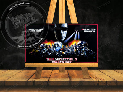 Custom instruction cards apron flipper Stern Terminator 3 Rise of the Machines 2003 V1 (set of 2)